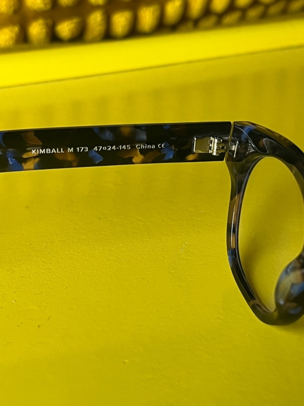 Warby Parker Kimball "Tanzanite Tortoise" Brown/Blue Tortoise Frames, Unisex - Picture 8 of 9
